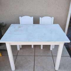 差し上げます : イケア IKEA キッズテーブル＆チェア