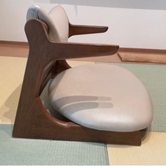 肘付座椅子ですの画像