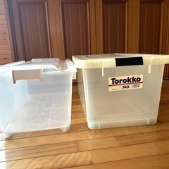 深型プラケースキャンプボックス収納アウトドア⭐︎ハードコンテナ釣...