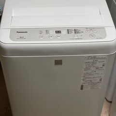 送料・設置込み　洗濯機　5kg Panasonic 2020年