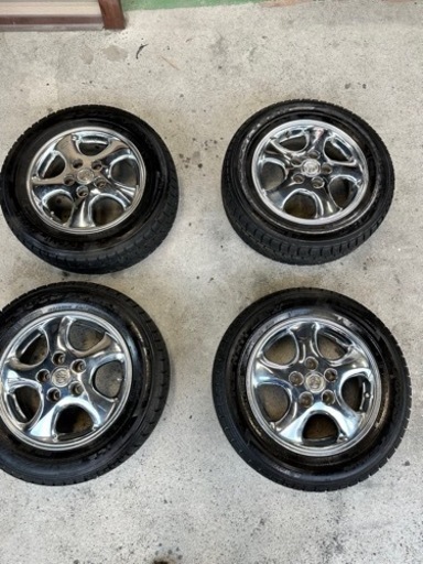20系ウインダム純正メッキホイール　スタッドレス