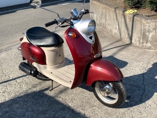 神奈川県藤沢市発。ヤマハ　ビーノ5au規制前2スト　劇的速さ。フル整備済み！