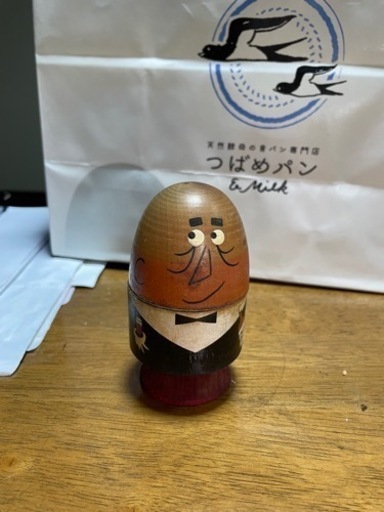値下げ⭐︎SUNTORY/サントリー★アンクルトリス★爪楊枝入れ★木製★トリス★柳原良平★中古品