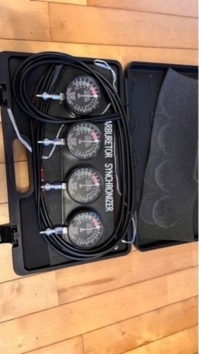 【値下げ】4連キャブ同調機（シンクロナイザー）