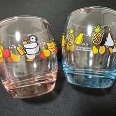 ★新品未使用★ピングー　ペアグラス★の画像