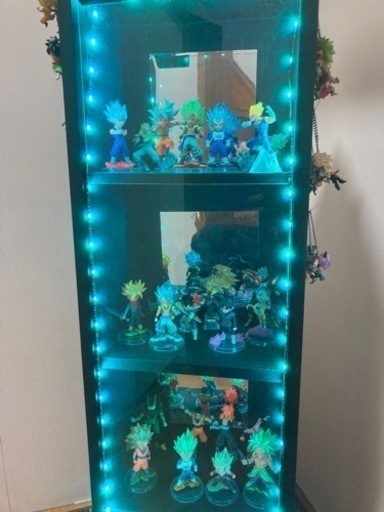 ドラゴンボール　フィギュア　ガラスケース付き　イルミネーション