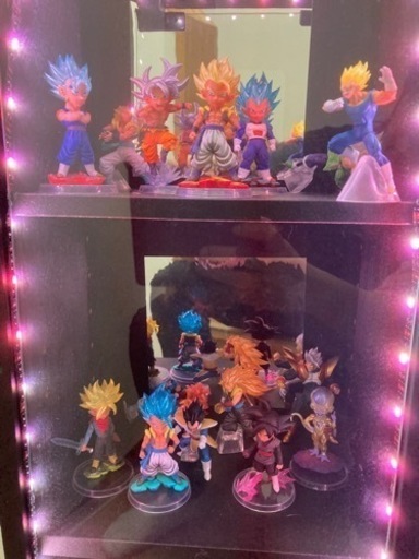 ドラゴンボール　フィギュア　ガラスケース付き　イルミネーション
