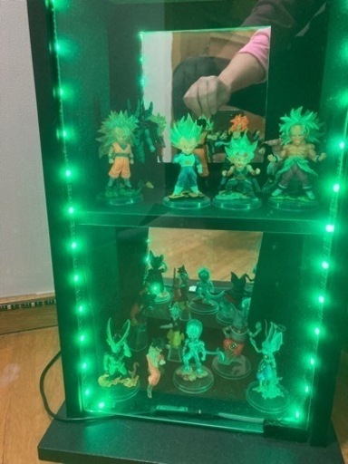 ドラゴンボール　フィギュア　ガラスケース付き　イルミネーション