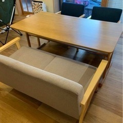 北欧風ダイニングテーブル チェアセット