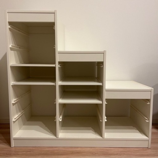 IKEA トロファスト ホワイト 階段 引取
