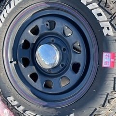 DAYTONA MUD WARRIOR MONSTA 4本セット ホイール タイヤ ハイエースの画像