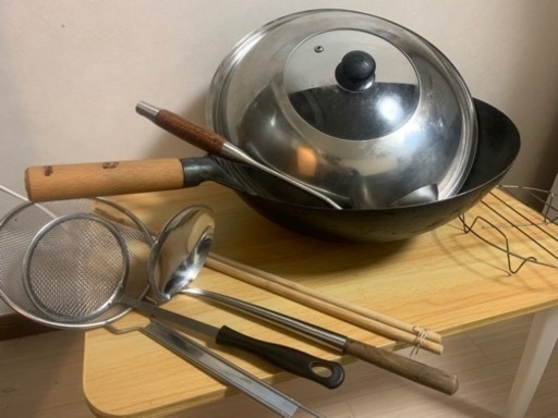 中華鍋とその道具