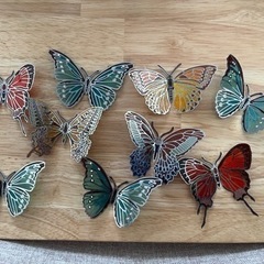 決まりました。蝶々　🦋　ちょうちょ　アゲハ蝶　マグネット　カーテ...