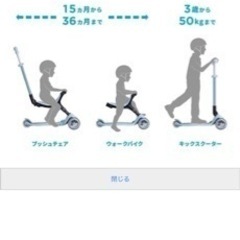 グロッバー　GLOBBER キックスケーター キックボード 三輪車の画像