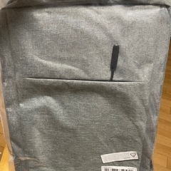 【新品・未使用】 ビジネスバッグ　バックパック　グレー　A4サイズノートPC収納可能の画像