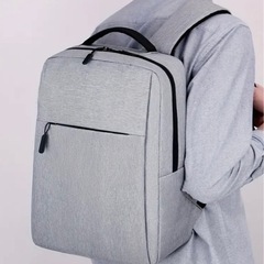 【新品・未使用】 ビジネスバッグ　バックパック　グレー　A4サイ...
