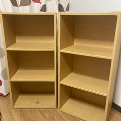 【決まりました】カラーボックス2個セットの画像