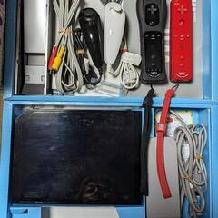 【極美品】任天堂Wii 本体 フルセット ブラック 動作OK 箱付きの画像