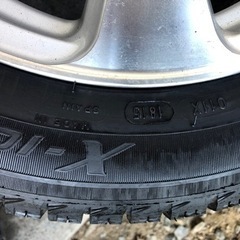 冬タイヤ 185/60R15 PCD114アルミ付きミシュラン製スタッドレス4本組の画像