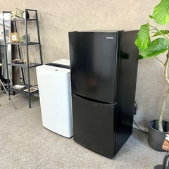☑︎ご成約済み🤝 お洒落なモノトーン🎱 一人暮らし家電セット✨ 高年式⭕️の画像