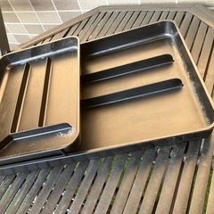 価格相談可能★文具・事務用品(ステーショナリー)整理用トレイ　スライド式２段重セットの画像