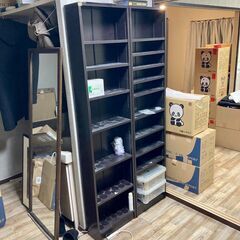 本棚2台セット 180x44x17