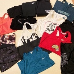 【まとめてお譲り】リーボック&NIKEなどのスポーツウェア各種レギンスタンクトップパンツレディースの画像