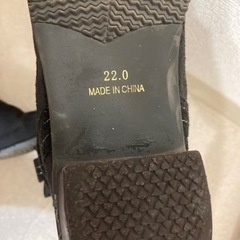 22.0 ロングブーツ　蝶の画像