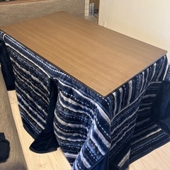 【値下げ】ニトリこたつ　こたつ布団付き