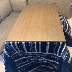 【値下げ】ニトリこたつ　こたつ布団付きの画像