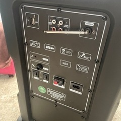 音楽パワーアンプ　イベントに活躍ワイヤレスマイク二本付きの画像