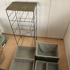 ニトリ　ランドリー　収納の画像