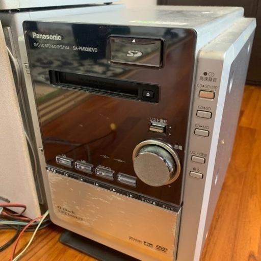 パナソニック　コンポ　DVD/CD