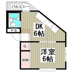 ✨『1DK』福生市熊川✨初期費用8万円‼️😳✨敷金礼金無料💰✨さ...