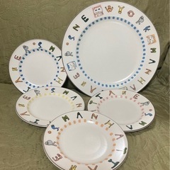 マンハッタナーズ　食器セット　マグカップ　大皿　小皿　箸置きの画像