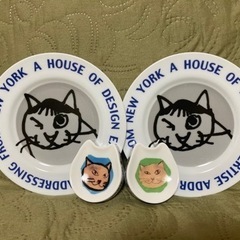 マンハッタナーズ　食器セット　マグカップ　大皿　小皿　箸置きの画像