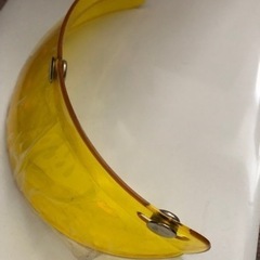 【SALE】ジェットヘル等ショートカラーバイザーイエロー‼️の画像