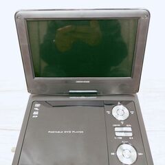 🍎グリーンハウス 9型ワイド ポータブルDVDプレーヤー GH-...