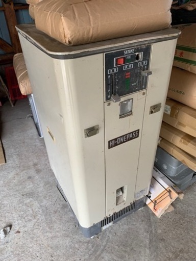 籾摺り機&精米機！部品取りやスクラップに！鉄屑！鉄くず