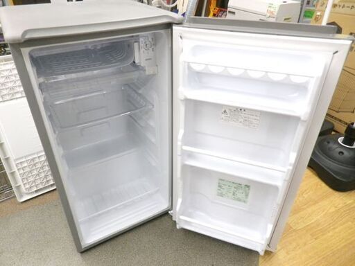 西岡店 1ドア冷蔵庫 75L 2020年製 アクア AQR-8G シルバー AQUA 小型冷蔵庫 単身・施設などに 西岡店