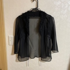 薄手カーディガン 黒