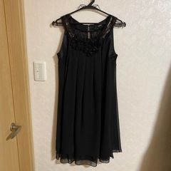 ノースリーブワンピース 黒