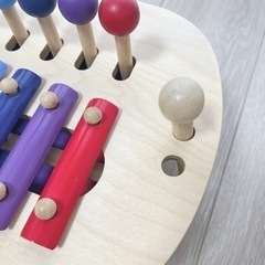 子供用　木琴　ピアノ　木製おもちゃの画像