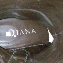 DIANA　ロングブーツ茶色(21.5㎝)の画像