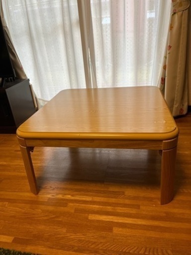 木製こたつセット　75cm✖️75cm
