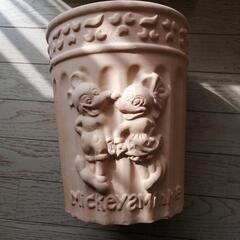 【新品】素焼き鉢(ミッキー)
