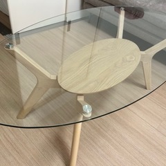 ガラスセンターテーブル