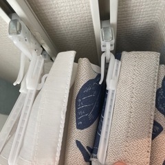 【受渡し予定の方決定】【お譲りします】両開きドレープカーテン② レースセット　タッセル2種類付きの画像