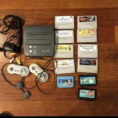 スーパーファミコンとファミコンが出来ます