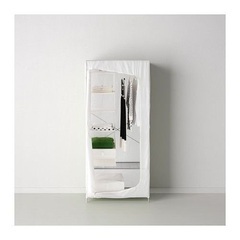 【受渡し予定の方と連絡中】【IKEA/イケア】ワードローブ breim 衣装収納 カバー付の画像